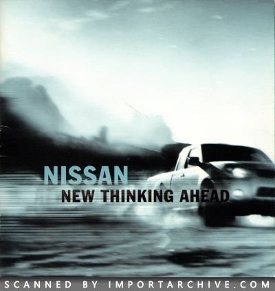 2001 Nissan Brochure Cover