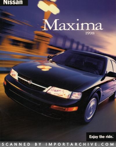 1998 Nissan Brochure Cover