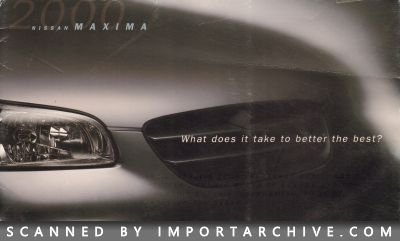 2000 Nissan Brochure Cover