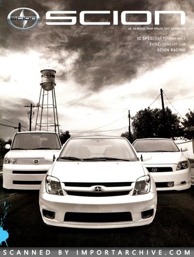 2006 Scion Brochure Cover