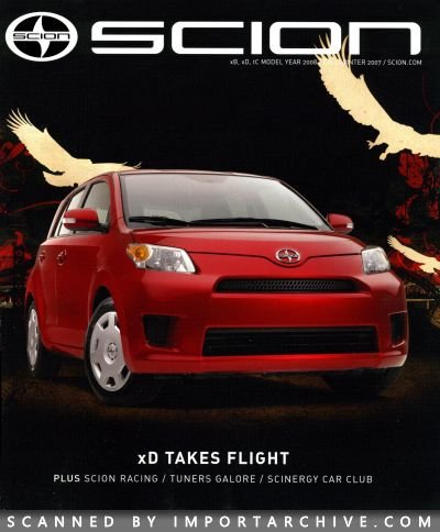 2007 Scion Brochure Cover