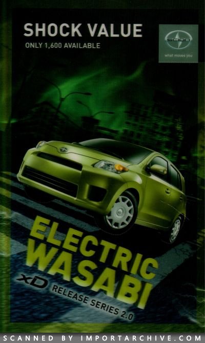 2009 Scion Brochure Cover