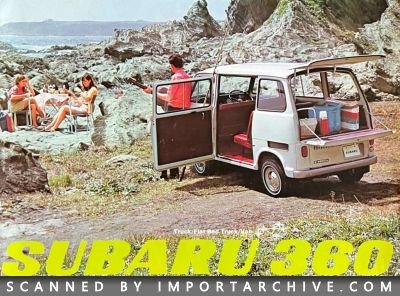 1970 Subaru Brochure Cover