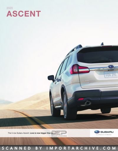 2020 Subaru Brochure Cover