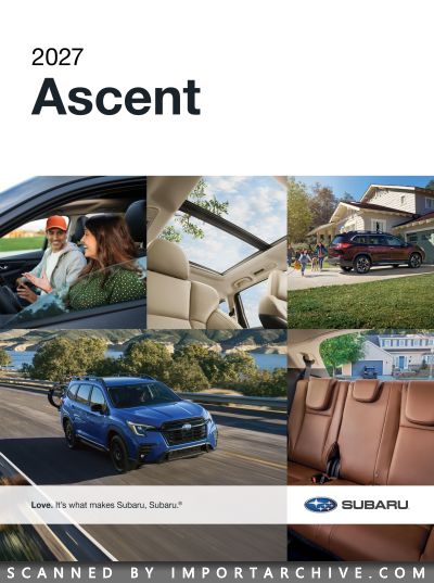 2027 Subaru Brochure Cover
