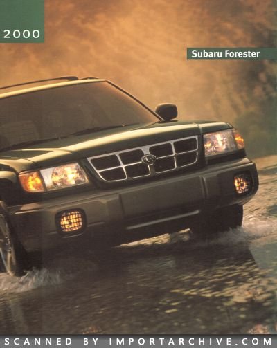 2000 Subaru Brochure Cover