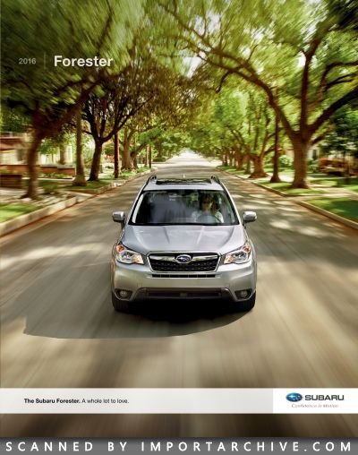 2016 Subaru Brochure Cover