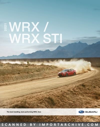 2021 Subaru Brochure Cover