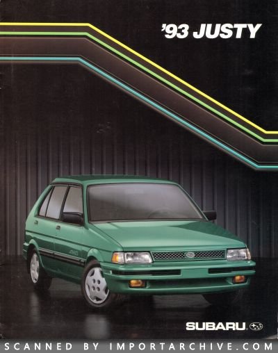 1993 Subaru Brochure Cover