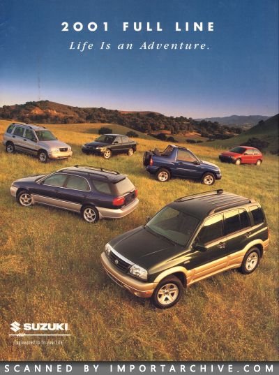 2001 Suzuki Brochure Cover