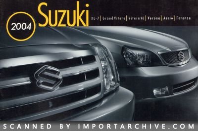 2004 Suzuki Brochure Cover