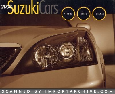 2004 Suzuki Brochure Cover