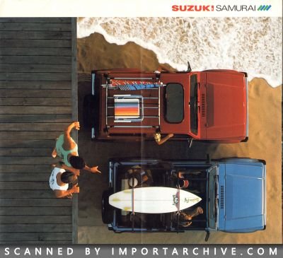 1987 Suzuki Brochure Cover