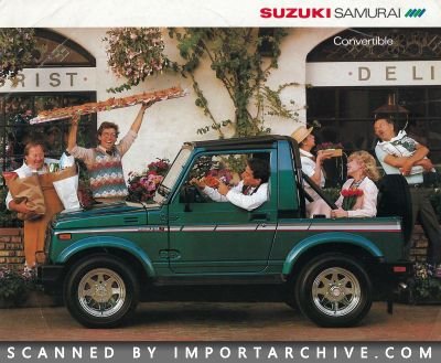 1987 Suzuki Brochure Cover