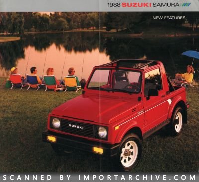 1988 Suzuki Brochure Cover
