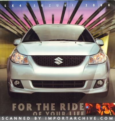 2008 Suzuki Brochure Cover