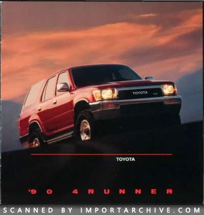 1990 Toyota Brochure Cover