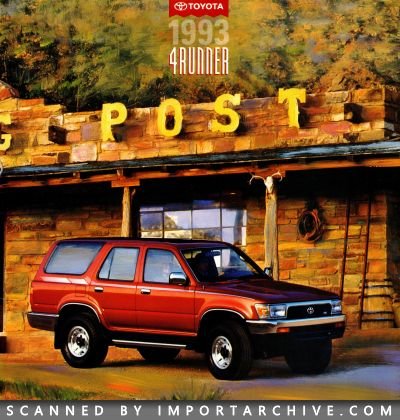 1993 Toyota Brochure Cover