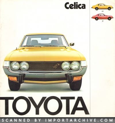 1974 Toyota Brochure Cover