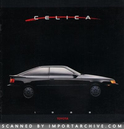 1988 Toyota Brochure Cover