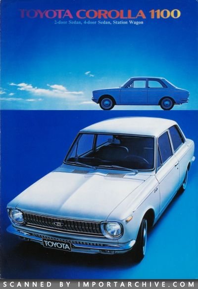 1968 Toyota Brochure Cover