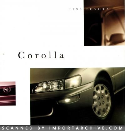 1995 Toyota Brochure Cover