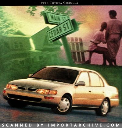 1996 Toyota Brochure Cover