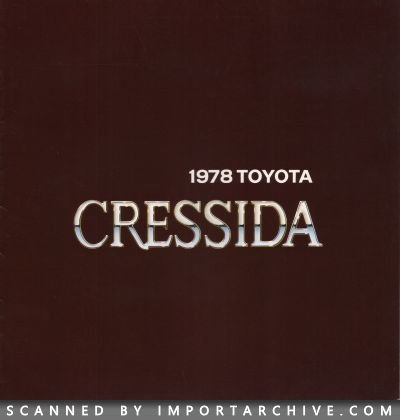 1978 Toyota Brochure Cover