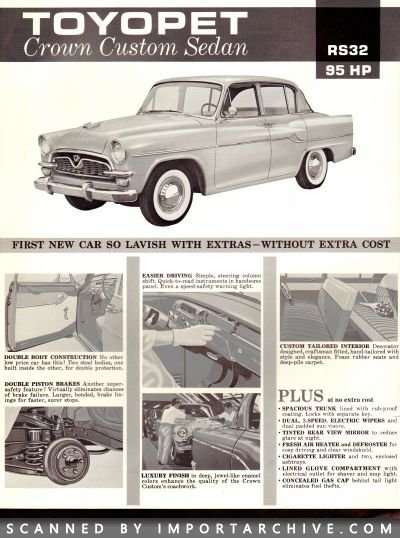 1960 Toyota Brochure Cover
