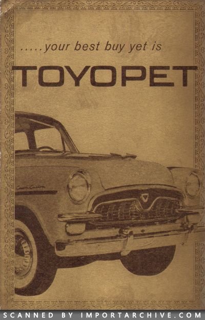 1960 Toyota Brochure Cover