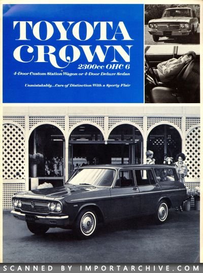 1967 Toyota Brochure Cover