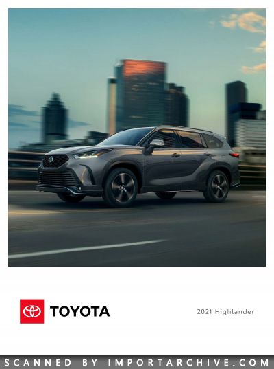 2021 Toyota Brochure Cover