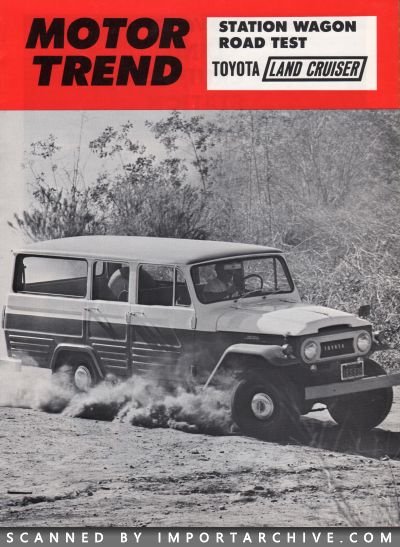 1964 Toyota Brochure Cover