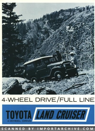 1965 Toyota Brochure Cover