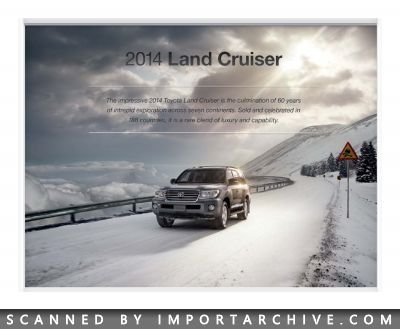 2014 Toyota Brochure Cover