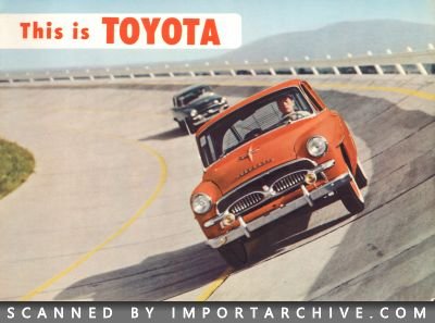 1958 Toyota Brochure Cover