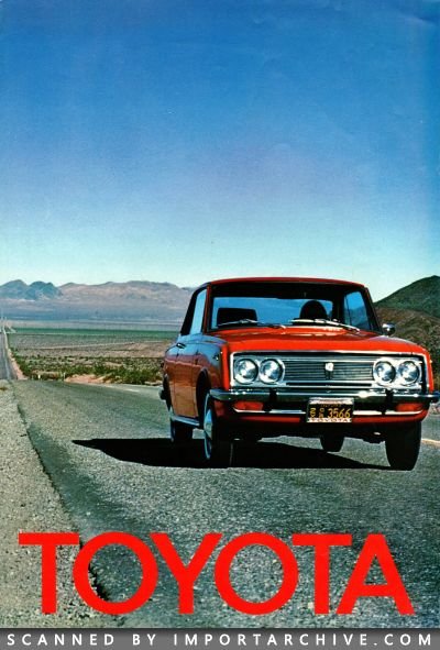 1969 Toyota Brochure Cover