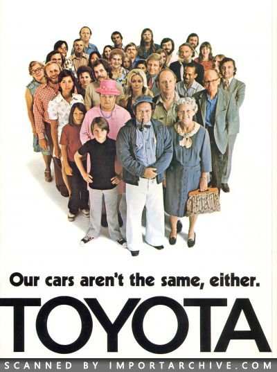 1974 Toyota Brochure Cover