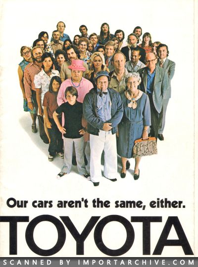 1974 Toyota Brochure Cover