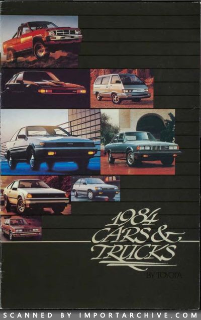 1984 Toyota Brochure Cover