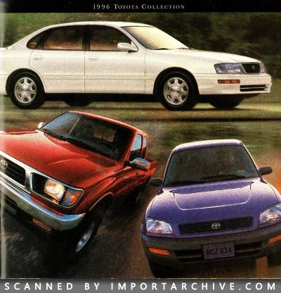 1996 Toyota Brochure Cover