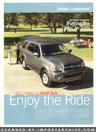 2005 Toyota Brochure Cover