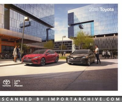 2018 Toyota Brochure Cover
