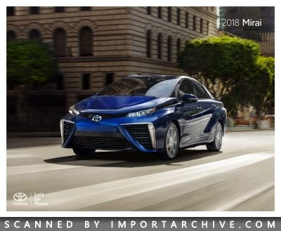 2018 Toyota Brochure Cover