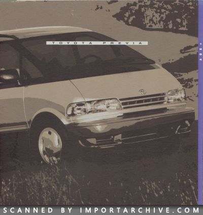 1994 Toyota Brochure Cover