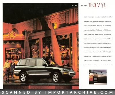 1998 Toyota Brochure Cover