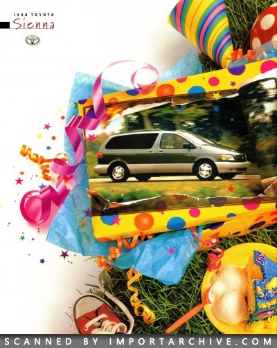 1998 Toyota Brochure Cover