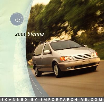 2001 Toyota Brochure Cover