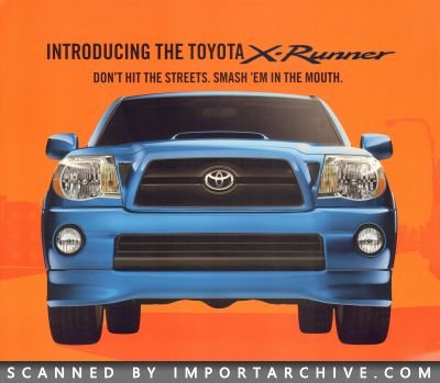 2005 Toyota Brochure Cover