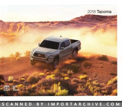 2018 Toyota Brochure Cover